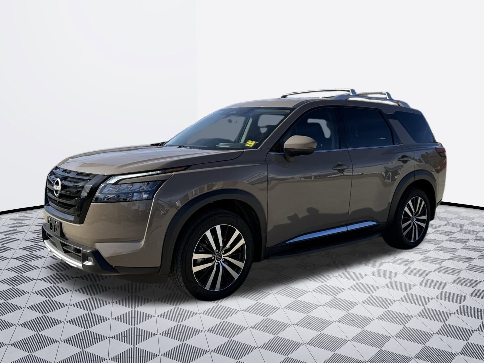 2025 Nissan Pathfinder Platinum in Other — front three-quarter view